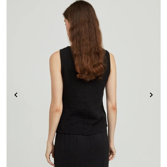 RAQUEL ALLEGRA
Gathered Gauze Cinch Tank 0 - Picture 3 of 11